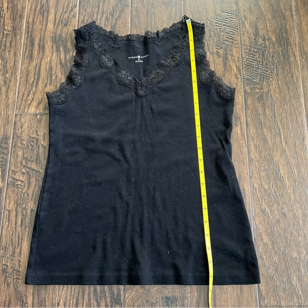 Karen Scott lace tank - Picture 7 of 7